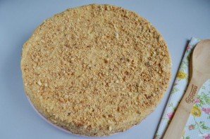 Торт "Наполеон" классический (из домашнего теста)