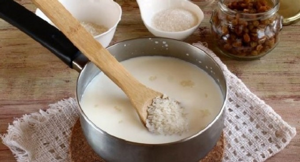 Рисовая каша на молоке Рисовая каша на молоке