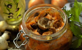 Солянка с капустой и грибами на зиму в банках Солянка с капустой и грибами на зиму в банках