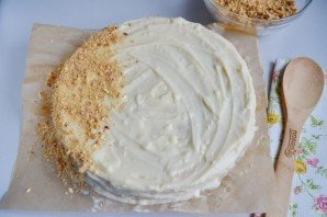 Торт "Наполеон" классический (из домашнего теста)