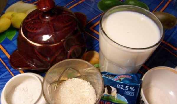 Рисовая каша на молоке Рисовая каша на молоке