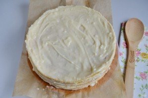 Торт "Наполеон" классический (из домашнего теста)