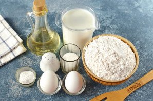 Пышные бездрожжевые оладьи на кефире Пышные бездрожжевые оладьи на кефире