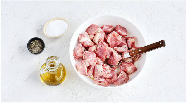 Жареная свинина с луком на сковороде Жареная свинина с луком на сковороде